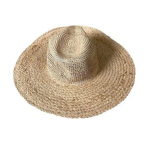 Aerie Tan Wide-Brimmed Sun Hat